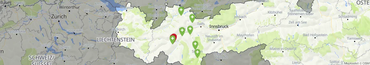 Kartenansicht für Apotheken-Notdienste in der Nähe von Grins (Gemeinde, Tirol) (24)